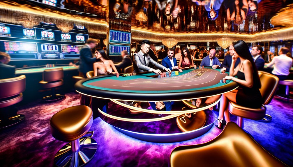 immersiiviset säädellyt live-kasinot